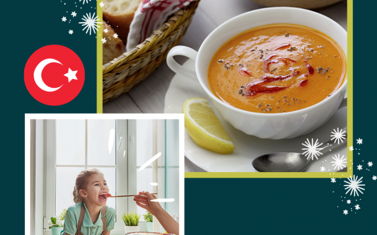 Soupe de lentilles corail turque